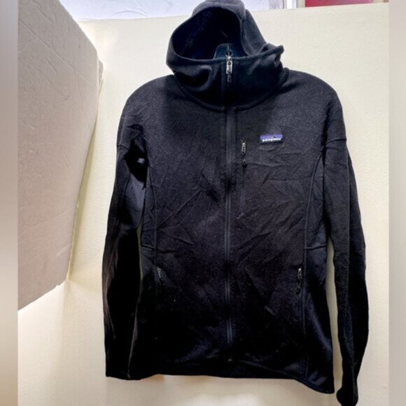 Patagonia Performance Better Sweater Hoody Full Zip Jacket Pockets Utility Black - Picture 4 of 16